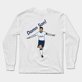 Son Heung Min 'Damn Son!' - Tottenam Spurs Premier League Soccer Long Sleeve T-Shirt